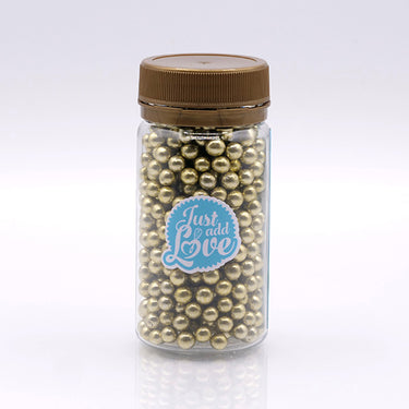 Pérolas Metalizadas Ouro - 75g